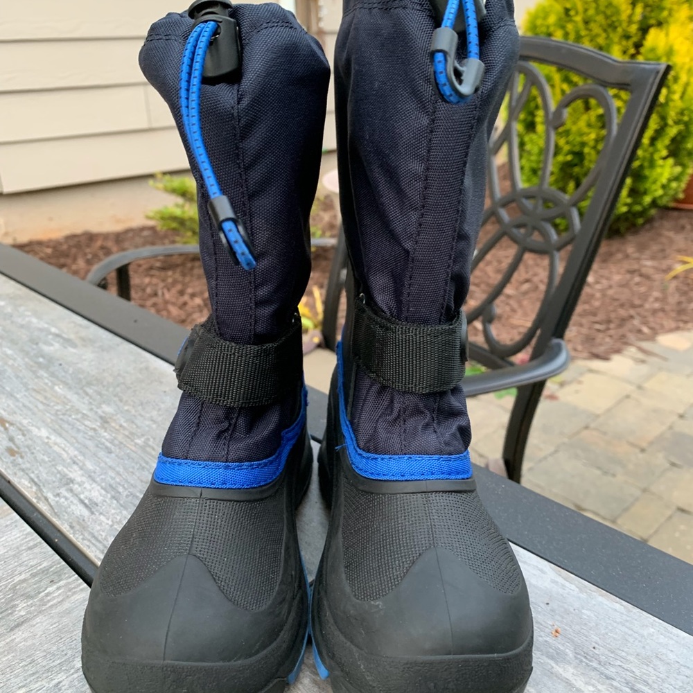 KAMIK Insulated Snow Blue Boys Boots Size 1